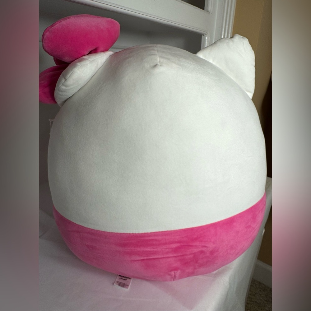 NWOT 14” Squishmallows Hello Kitty Pink Bow & Shorts Sanrio Ultrasoft Stuffed - Picture 8 of 12
